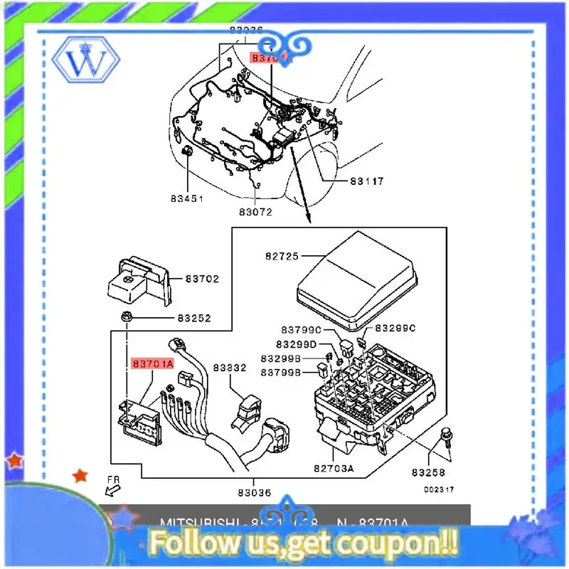 M46K-Fusible Link Box Assembly For Mitsubishi Outlander ES LE SE SEL 2014-2018 8571A028 Replacement
M46K-Fusible Link Box Assembly For Mitsubishi Outlander ES LE SE SEL 2014-2018 8571A028 Replacement