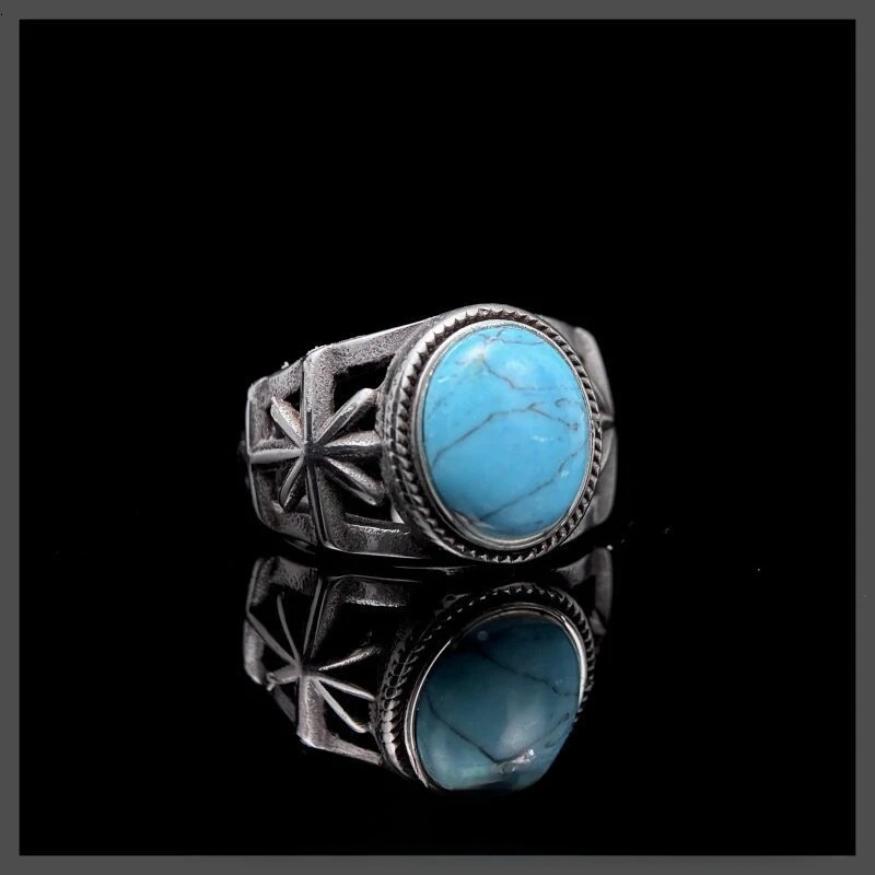 = Rice Word Turquoise Bohemian Ring Men and Women Niche Design Light Luxury High Sense Retro Jewelry
= Rice Word Turquoise Bohemian Ring Men and Women Niche Design Light Luxury High Sense Retro Jewelry
