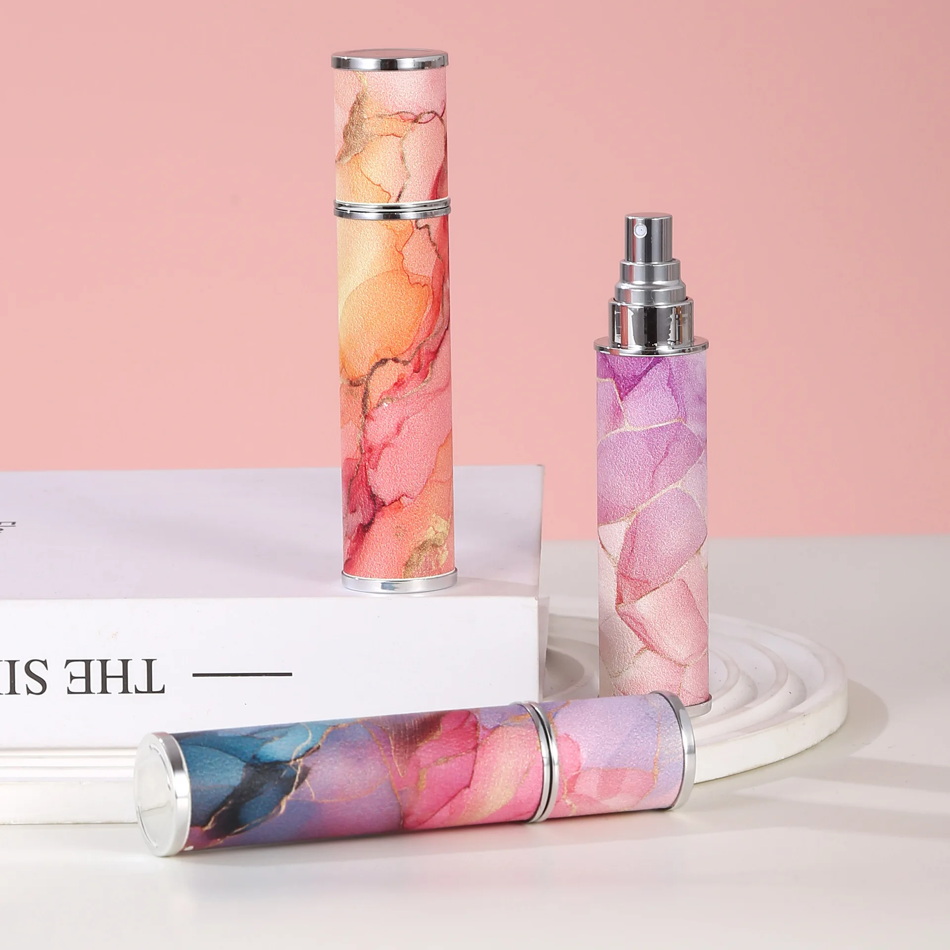10ML Printing Portable Travel Spray Refillable Bottle Marble Leather Glass Perfume Bottle
10ML Printing Portable Travel Spray Refillable Bottle Marble Leather Glass Perfume Bottle