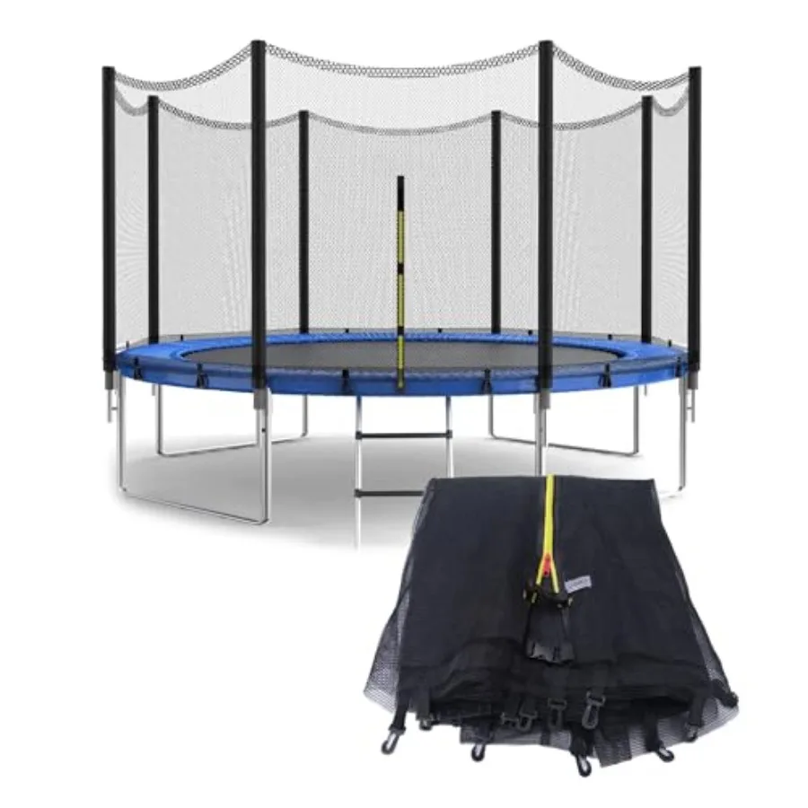 Garden trampoline safety net replacement for kids protection polyethylene material black color UV-resistant and tear-proof
Garden trampoline safety net replacement for kids protection polyethylene material black color UV-resistant and tear-proof