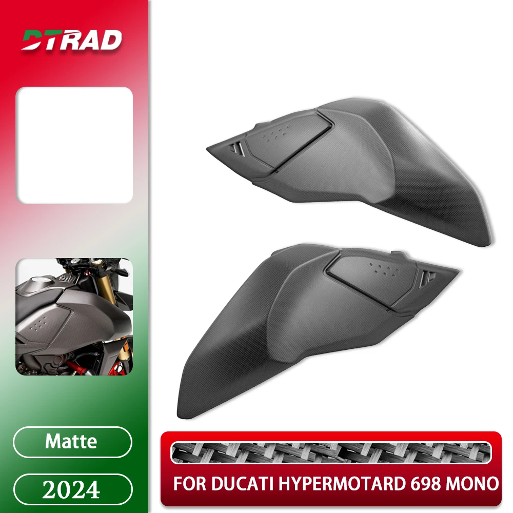 For DUCATI Hypermotard 698 Mono RVE 2024 2025 Carbon Fiber Tank Side Fairing Body Panel Frame Motorcycle Accessories
For DUCATI Hypermotard 698 Mono RVE 2024 2025 Carbon Fiber Tank Side Fairing Body Panel Frame Motorcycle Accessories