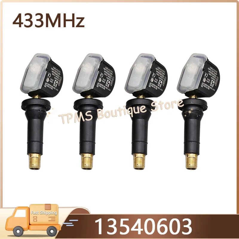 Car Tire Sensors System Tyre Pressure Sensor 4pcs 433MHz 13540603 For Chevrolet Bolt Equinox Traverse Cadillac CT6 XT5 XT6
Car Tire Sensors System Tyre Pressure Sensor 4pcs 433MHz 13540603 For Chevrolet Bolt Equinox Traverse Cadillac CT6 XT5 XT6