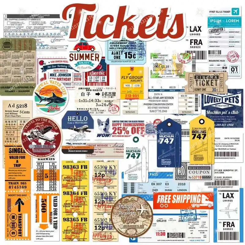 Luggage sticker original, airline boarding pass ticket waterproof sticker personalized girl suitcase sticker random
Luggage sticker original, airline boarding pass ticket waterproof sticker personalized girl suitcase sticker random
