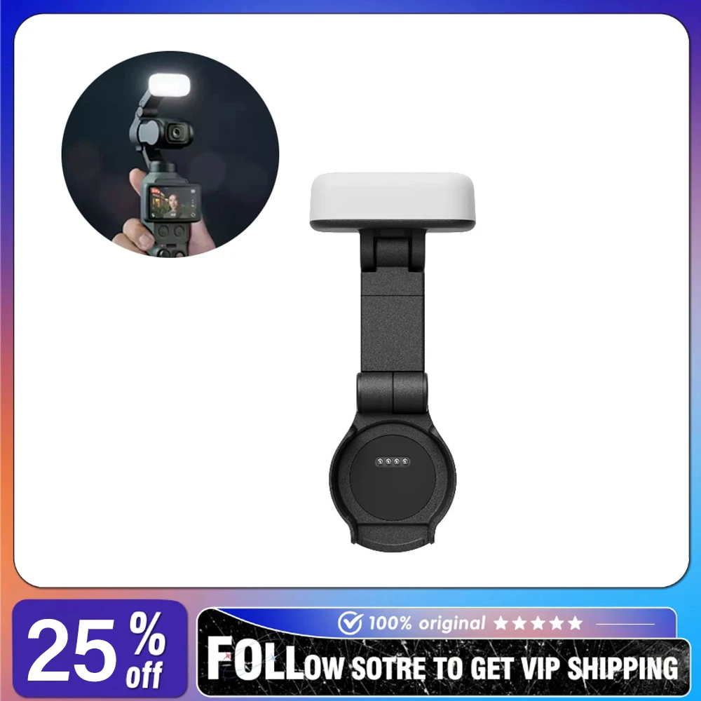 Portable Mini Fill Light for DJI Osmo Pocket 4 Outdoor Soft Light Camera Accessory 3 Levels of Brightness Adjustable Fill Light
Portable Mini Fill Light for DJI Osmo Pocket 4 Outdoor Soft Light Camera Accessory 3 Levels of Brightness Adjustable Fill Light