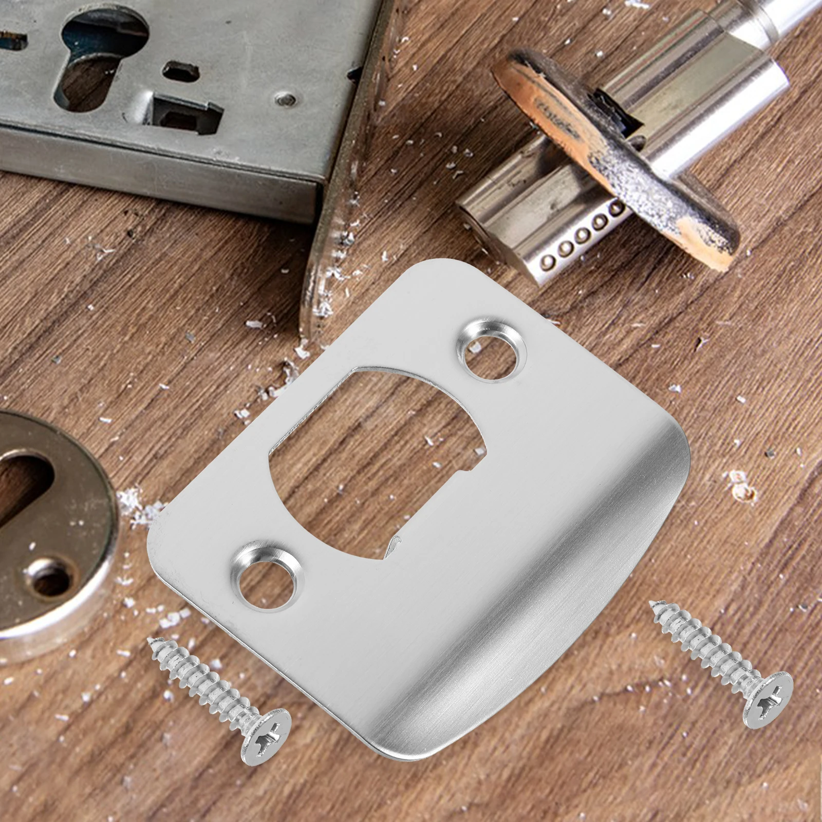 4 Sets Tongue Buckle Plates Stainless Steel Repair Kit Door Strike Plates Latch Striker Reinforcement Wooden Doors Hardware
4 Sets Tongue Buckle Plates Stainless Steel Repair Kit Door Strike Plates Latch Striker Reinforcement Wooden Doors Hardware