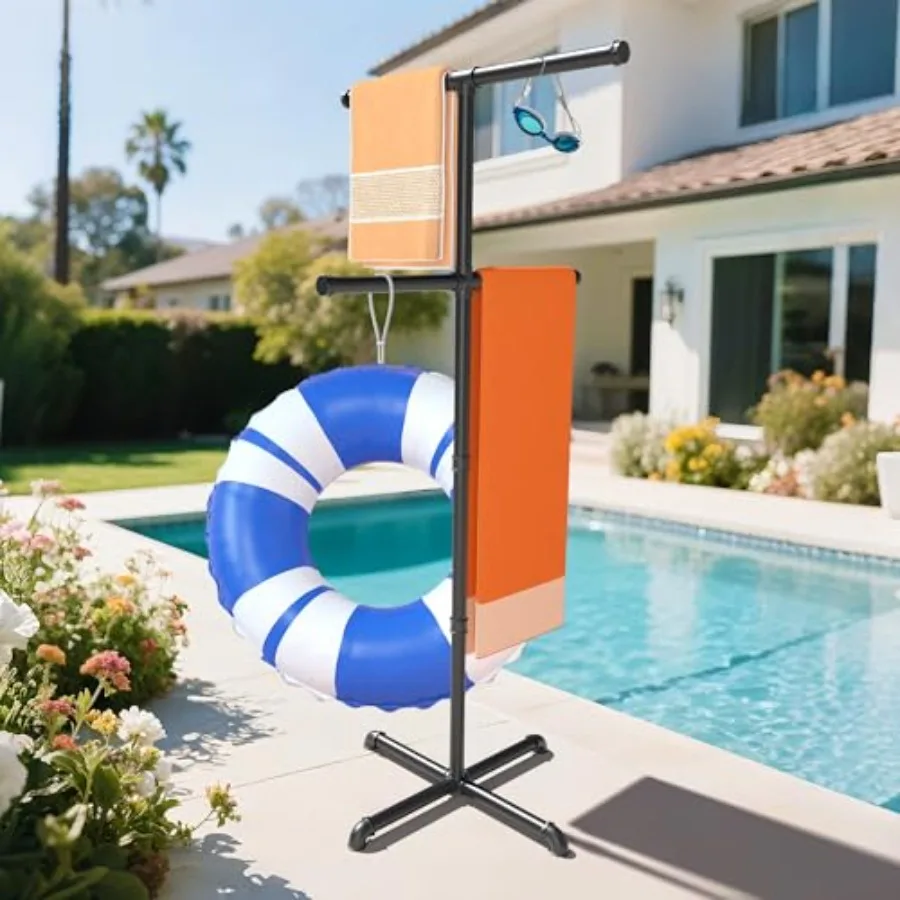 Outdoor Towel Rack for Pool, 59 Inch Pool Towel Holder with, Poolside Towel Racks for Outdoor, Towel Drying Rack for Pool Area
Outdoor Towel Rack for Pool, 59 Inch Pool Towel Holder with, Poolside Towel Racks for Outdoor, Towel Drying Rack for Pool Area