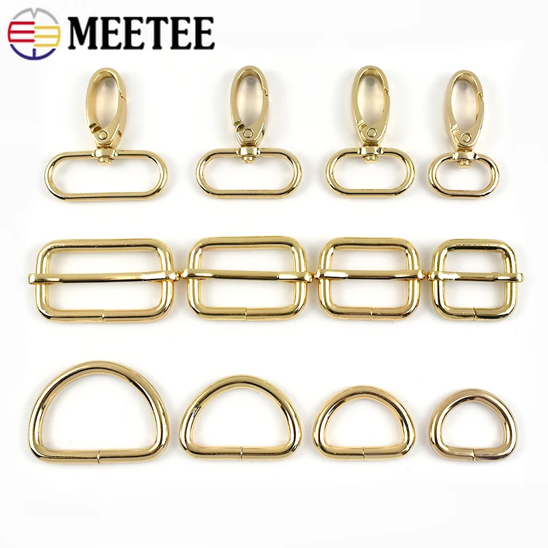 5/10Pcs Meetee 20-50mm Metal Lobster Buckle Bag Strap Adjust Slider Clasp Carabiner Webbing D Ring Hook DIY Hardware Accessories
5/10Pcs Meetee 20-50mm Metal Lobster Buckle Bag Strap Adjust Slider Clasp Carabiner Webbing D Ring Hook DIY Hardware Accessories