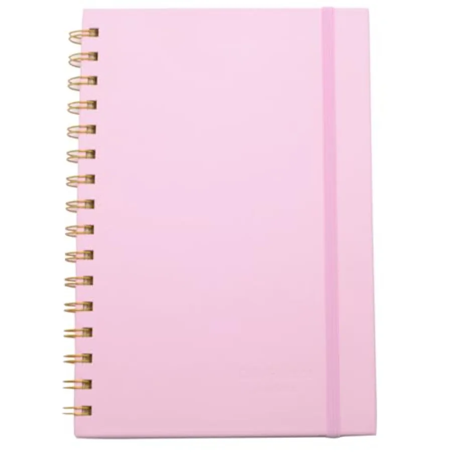 Spiral Notebook with Bandage and Inner Pockets, A5 PU Hardcover 8mm Ruled 70 Sheets/140 Pages Journals for Study and Office
Spiral Notebook with Bandage and Inner Pockets, A5 PU Hardcover 8mm Ruled 70 Sheets/140 Pages Journals for Study and Office