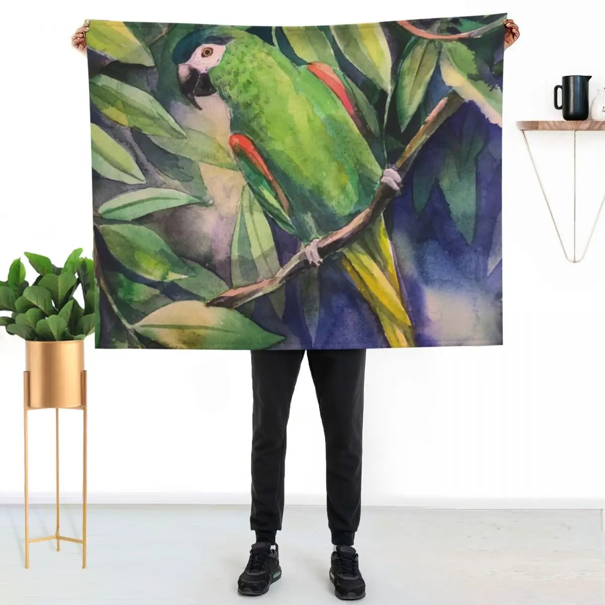 Hahns Macaw Throw Blanket Soft Breathable Blanket for Night Sleeping
Hahns Macaw Throw Blanket Soft Breathable Blanket for Night Sleeping