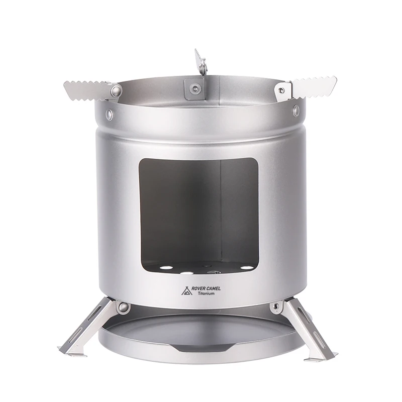 Outdoor Camping Titanium Wood Stove With Foldable Stands Tripods Portable Ultralight Camping Stove
Outdoor Camping Titanium Wood Stove With Foldable Stands Tripods Portable Ultralight Camping Stove