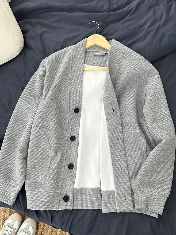 Gray American Retro Knitted Jacket Men's Loose Fit Autumn Casual Style Heavyweight Open Cardigan Sweatshirt Trendy Leisure
Gray American Retro Knitted Jacket Men's Loose Fit Autumn Casual Style Heavyweight Open Cardigan Sweatshirt Trendy Leisure