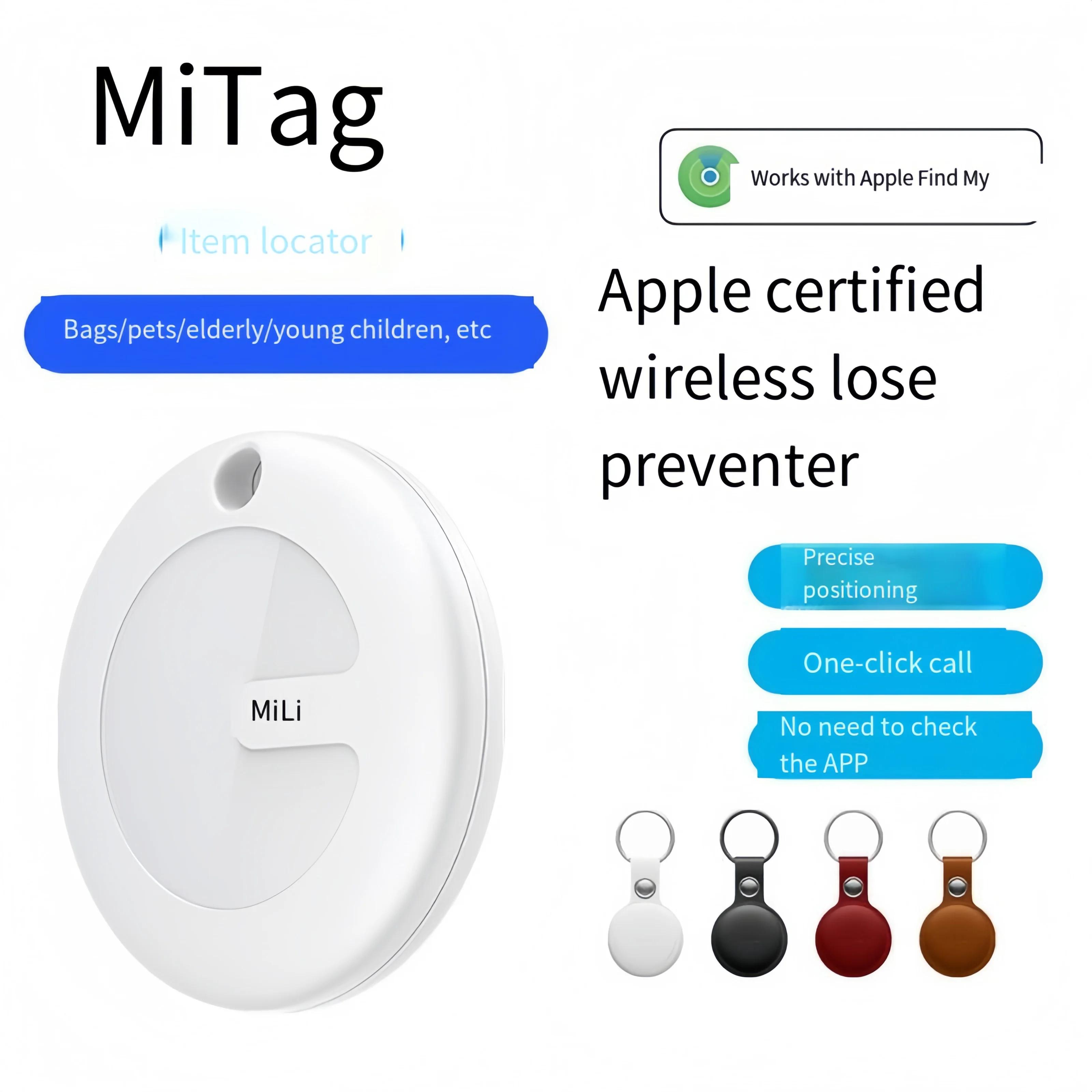 2025 Upgrade MILI GPS Apple Tracker to track dogs/cats/kids/cars in real time, waterproof and loss-proof devices
2025 Upgrade MILI GPS Apple Tracker to track dogs/cats/kids/cars in real time, waterproof and loss-proof devices