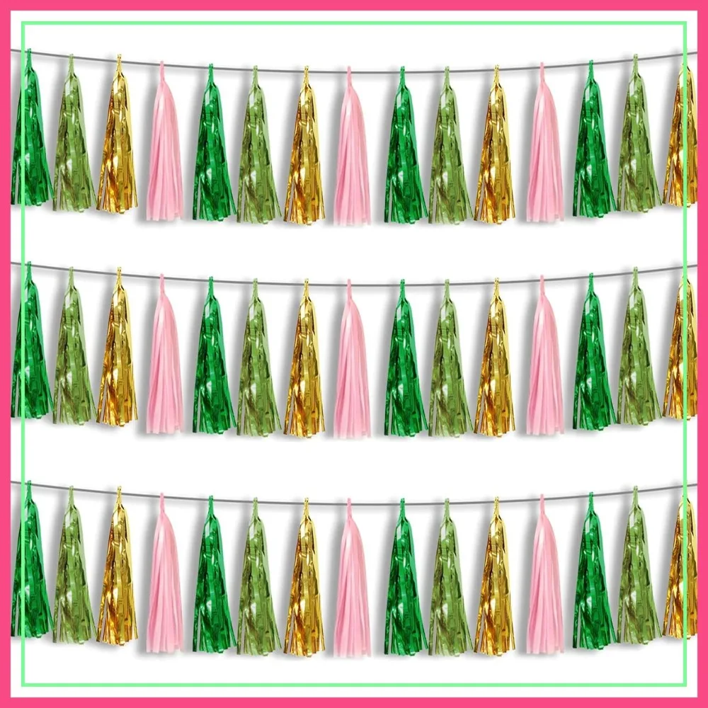 Metallic Tassel Garland for Party Decor, Bachelorette, Wedding, Birthday, Halloween, Christmas
Metallic Tassel Garland for Party Decor, Bachelorette, Wedding, Birthday, Halloween, Christmas