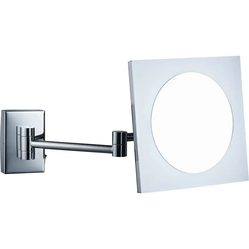 Bathroom LED stainless steel metal with lamp makeup mirror, acrylic square, makeup mirror
Bathroom LED stainless steel metal with lamp makeup mirror, acrylic square, makeup mirror