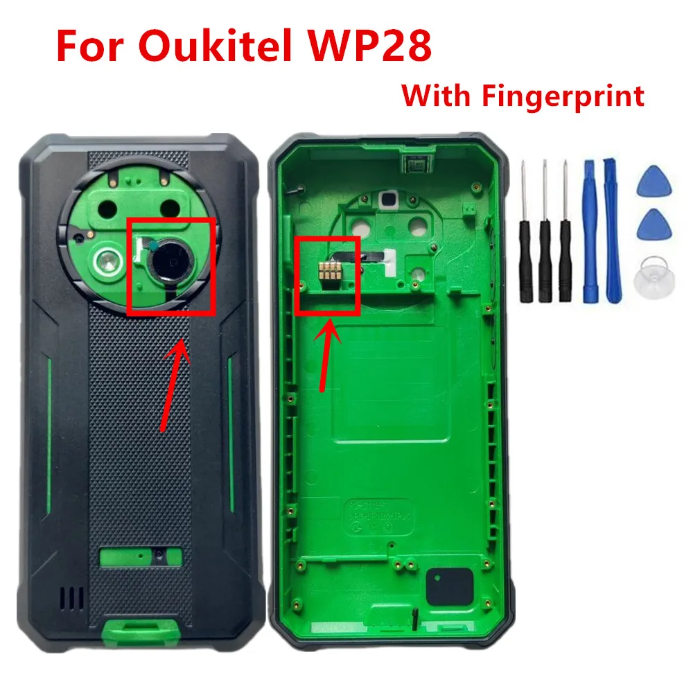 New For Oukitel WP28 Mobile Phone Back Battery Case Housings Door Replacemen with Fingerprint Senor Button For Oukitel WP28
New For Oukitel WP28 Mobile Phone Back Battery Case Housings Door Replacemen with Fingerprint Senor Button For Oukitel WP28