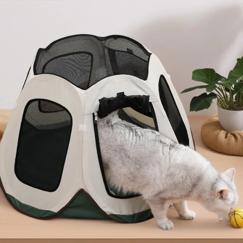 Foldable Cat Maternity Nest Breathable Mesh Oxford Fabric Anti Scratch Enclosed Kitten Birthing House Cage For Home Use Pet Moms
Foldable Cat Maternity Nest Breathable Mesh Oxford Fabric Anti Scratch Enclosed Kitten Birthing House Cage For Home Use Pet Moms