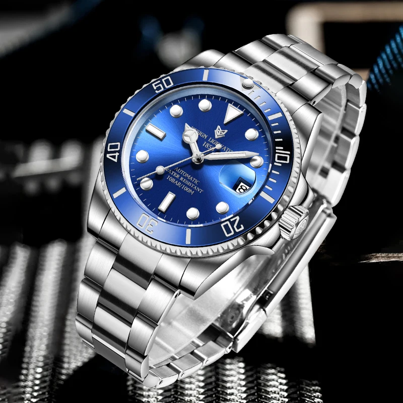 LIGE Top Brand Luxury Automatic Movement Mechanical Man Watch Classic Stainless Steel Waterproof Luminous Auto Date Wristwatches
LIGE Top Brand Luxury Automatic Movement Mechanical Man Watch Classic Stainless Steel Waterproof Luminous Auto Date Wristwatches
