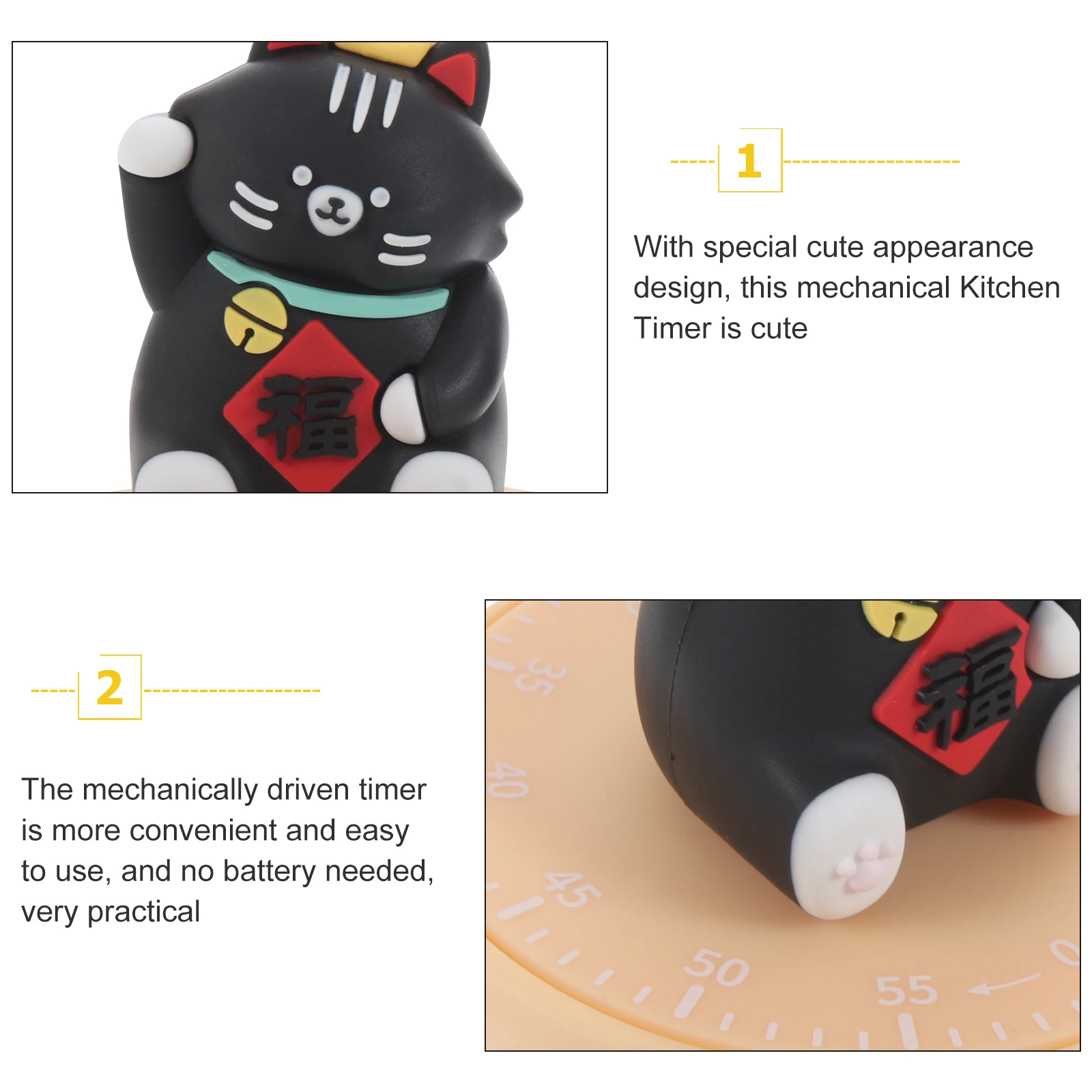 Timer Mechanical Countdown Kitchen Alarm Clock ABS Desk Decor Study Play Control Tool Shaped Timer
Timer Mechanical Countdown Kitchen Alarm Clock ABS Desk Decor Study Play Control Tool Shaped Timer