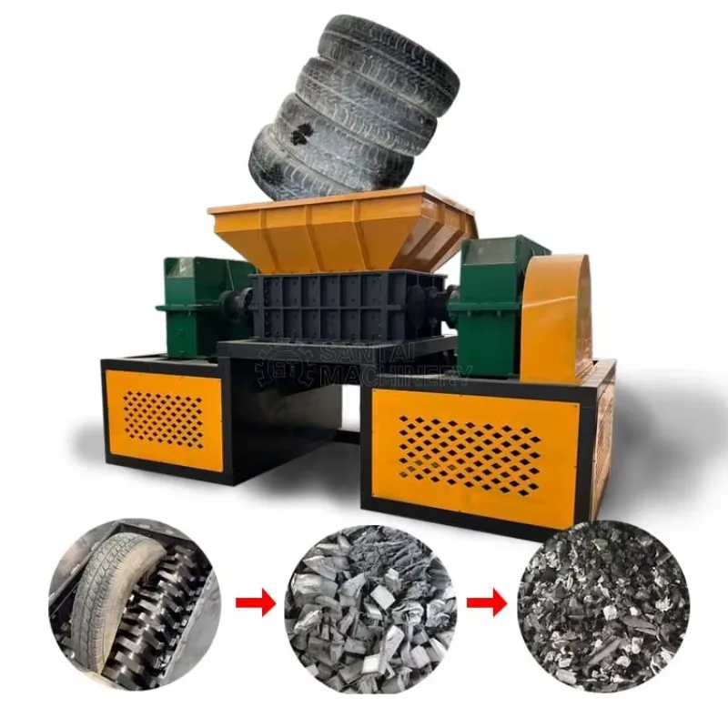 Tyre Shredder for Sale Twin Shaft Shredder Tyre Recycling Customizable Mobile Tyre Recycling Machine
Tyre Shredder for Sale Twin Shaft Shredder Tyre Recycling Customizable Mobile Tyre Recycling Machine