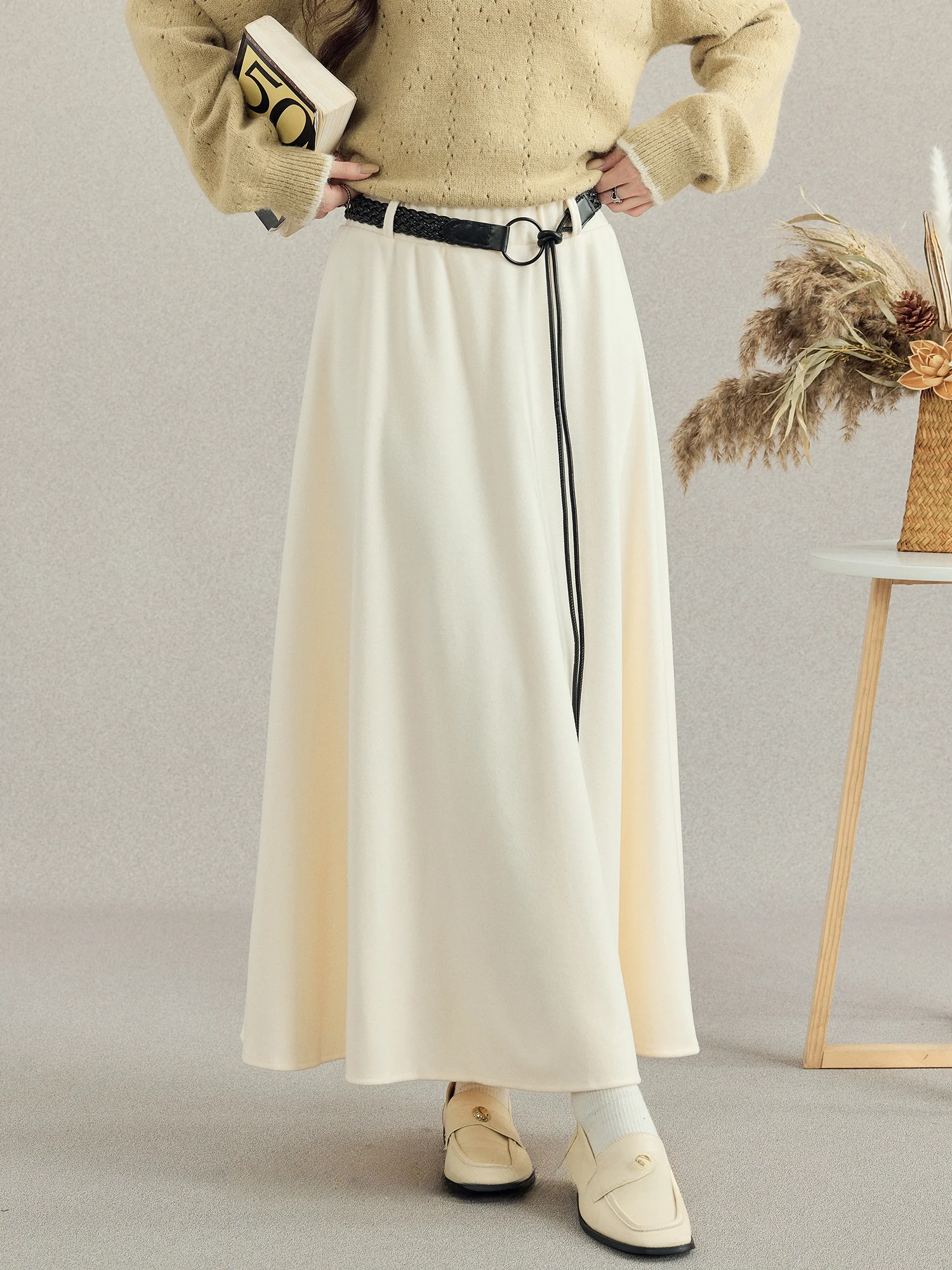 Ele Peach Color A-Line Skirt High Waist Slim Fit Women's Autumn Winter Faion Skirts Gauzy Long Skirts
Ele Peach Color A-Line Skirt High Waist Slim Fit Women's Autumn Winter Faion Skirts Gauzy Long Skirts
