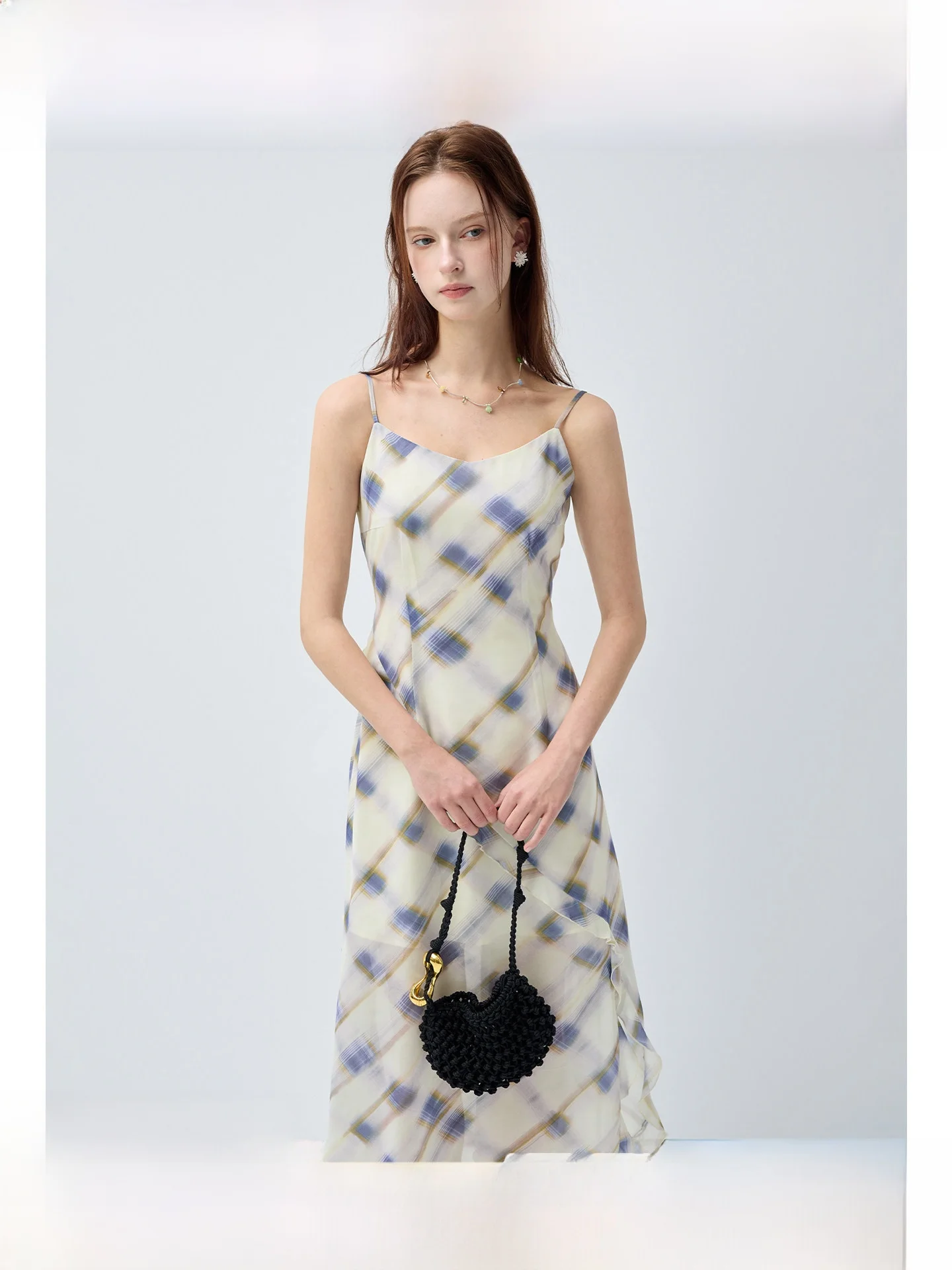 plus Size Plaid Wrap Dress Slimming Waist Summer New Style Elegant Long Dress for Plump Women Rui Minimalist Straight Cut Dress
plus Size Plaid Wrap Dress Slimming Waist Summer New Style Elegant Long Dress for Plump Women Rui Minimalist Straight Cut Dress
