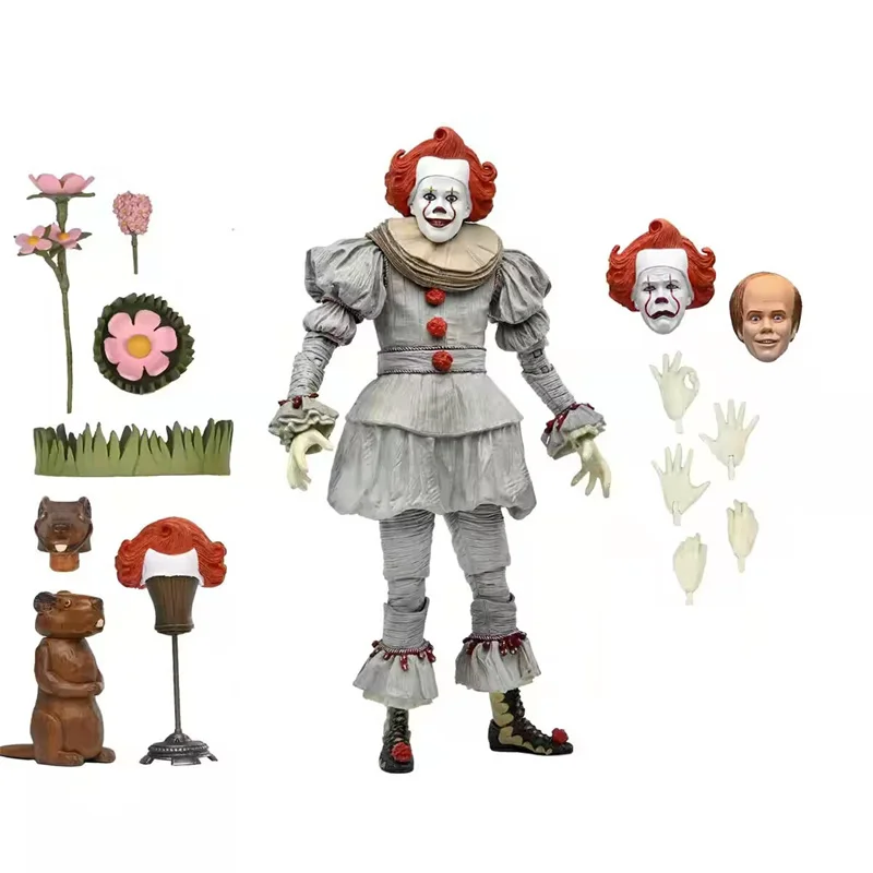 New NECA Welcome to Derry Ultimate Pennywise Action Figure Bob Gray as Pennywise 7” Scale Model Horror Halloween Gifts
New NECA Welcome to Derry Ultimate Pennywise Action Figure Bob Gray as Pennywise 7” Scale Model Horror Halloween Gifts