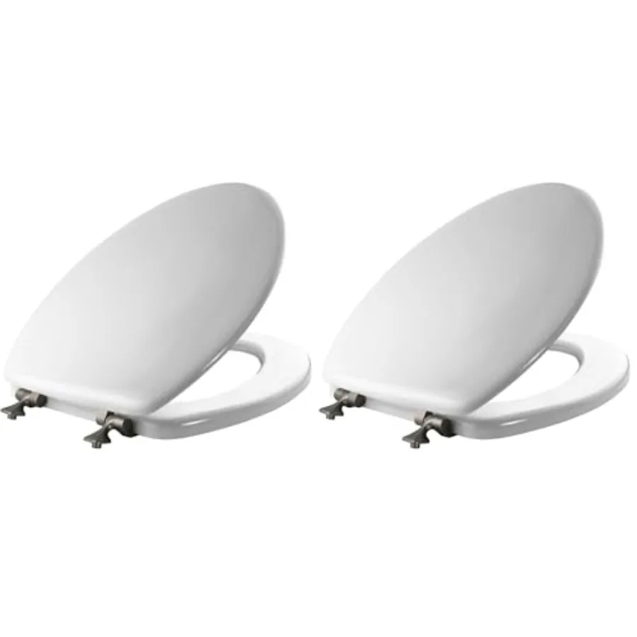 1844BNA 000 Toilet Seat with s will Never Come Loose ELONGATE White - Pack of 2
1844BNA 000 Toilet Seat with s will Never Come Loose ELONGATE White - Pack of 2