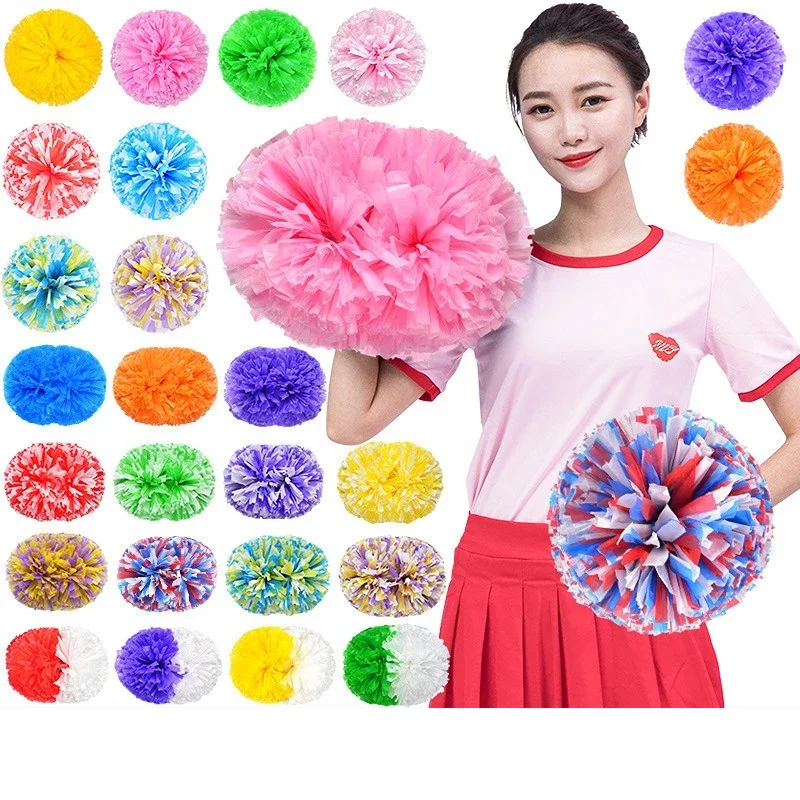 Sports Match Pom Poms with Handle Cheerleading Accessories Birthday Wedding Graduation School Activities Celebration Supplies
Sports Match Pom Poms with Handle Cheerleading Accessories Birthday Wedding Graduation School Activities Celebration Supplies