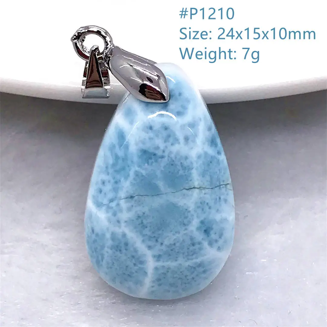 Natural Blue Larimar Stone Pendant Jewelry For Women Men Crystal 24x15x10mm Beads Silver Dominica Water Pattern Gemstone AAAA
Natural Blue Larimar Stone Pendant Jewelry For Women Men Crystal 24x15x10mm Beads Silver Dominica Water Pattern Gemstone AAAA