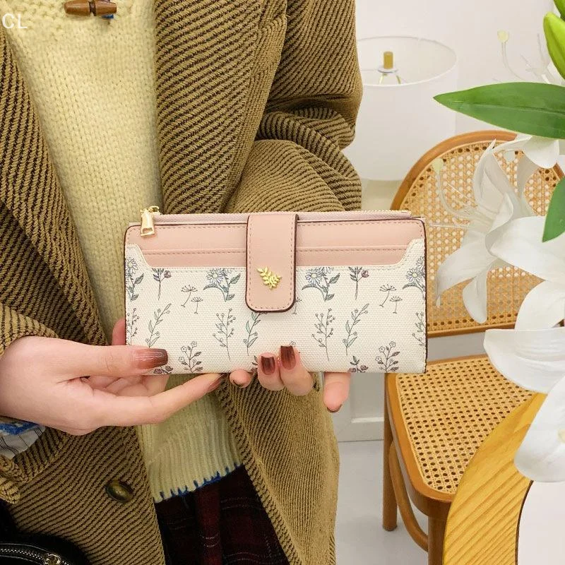Slim PU Leather Long Wallet Multi-Cards Zipper Coin Purse Hasp Small Flowers Card Bag Wallet Zipper Hasp For Women Girl
Slim PU Leather Long Wallet Multi-Cards Zipper Coin Purse Hasp Small Flowers Card Bag Wallet Zipper Hasp For Women Girl
