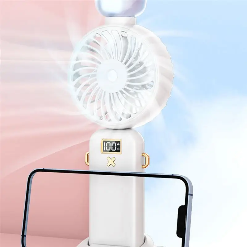 AC93-5000Mah Portable Spray Mist Fan With LCD Display USB Mute Wireless Mini Electric Fan Rechargeable Spray Water Fan
AC93-5000Mah Portable Spray Mist Fan With LCD Display USB Mute Wireless Mini Electric Fan Rechargeable Spray Water Fan
