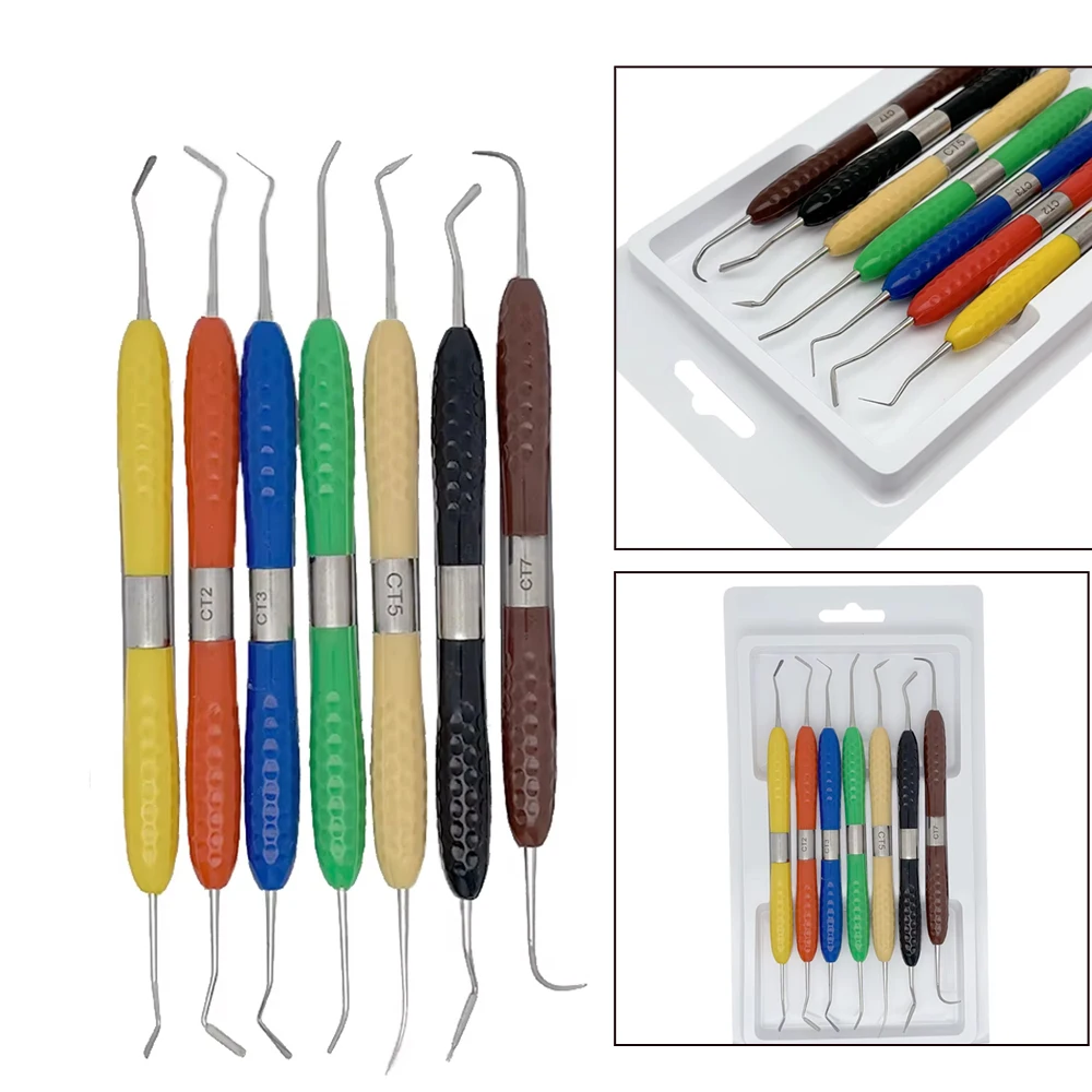 7 шт., набор наполнителей для стоматологической смолы для эстетического восстановления, нож для смолы LM и пластиковый комод с силиконовой ручкой, стоматологические инструменты 
7 шт., набор наполнителей для стоматологической смолы для эстетического восстановления, нож для смолы LM и пластиковый комод с силиконовой ручкой, стоматологические инструменты