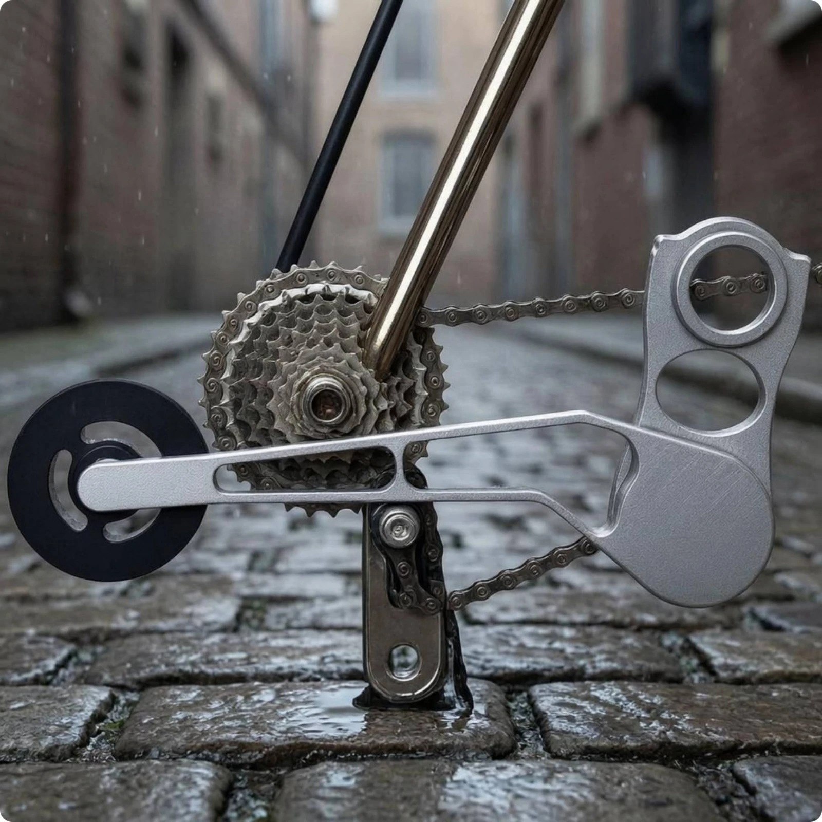 Folding Bike Chain Tensioner Aluminum Alloy Rear Derailleur Tensioner Folding Bike Chain Stabilizer Screw-Lock Steady Ride
Folding Bike Chain Tensioner Aluminum Alloy Rear Derailleur Tensioner Folding Bike Chain Stabilizer Screw-Lock Steady Ride