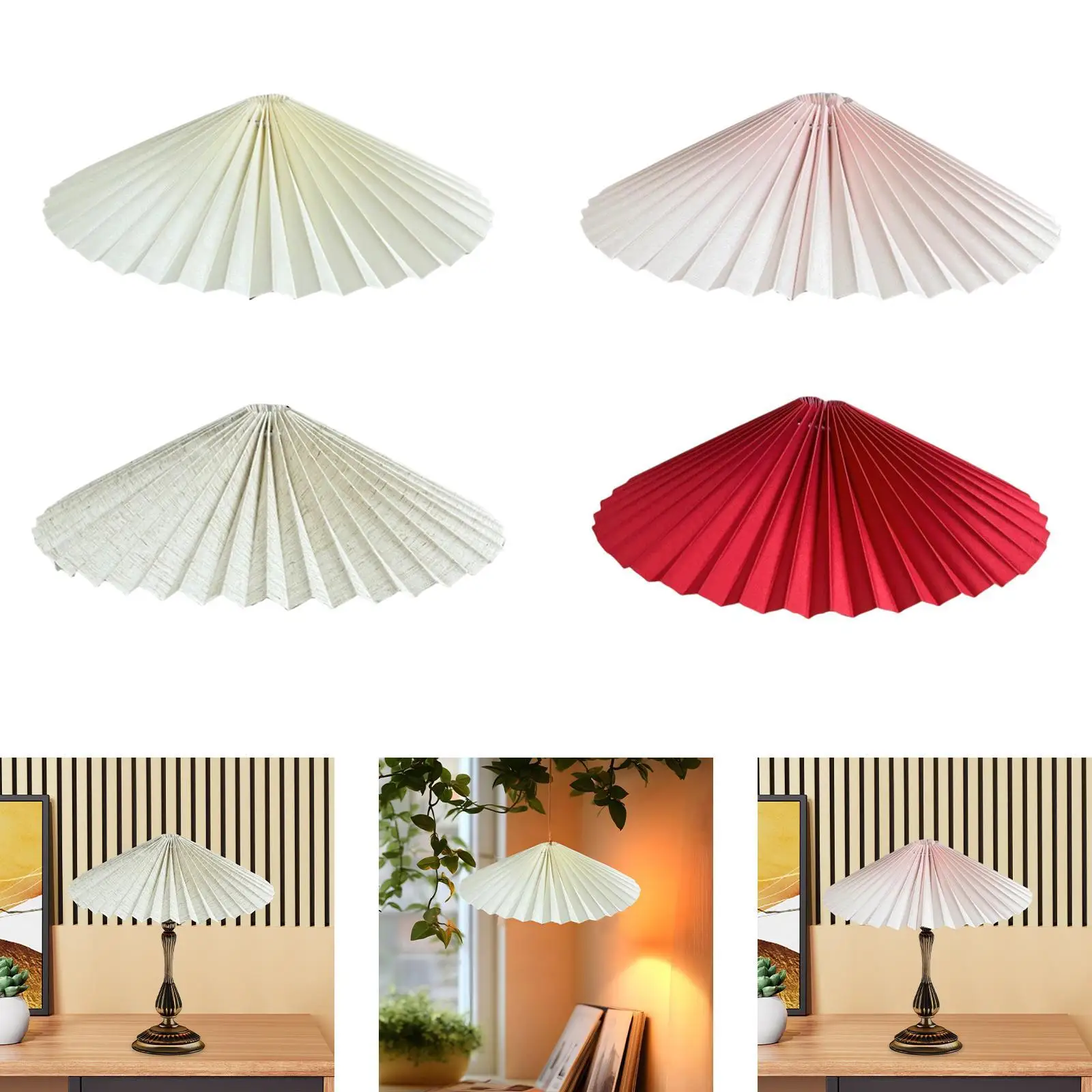 Pleated Lamp Shade Lampshade Home Decor Novelty Fashion Light Cover Lamp Cover for Cafe Bedroom Bedside Dorm Restaurant
Pleated Lamp Shade Lampshade Home Decor Novelty Fashion Light Cover Lamp Cover for Cafe Bedroom Bedside Dorm Restaurant
