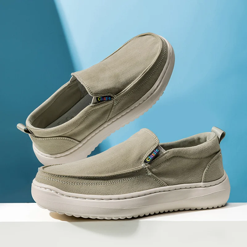 Men's Breathable Canvas Casual Walking Shoes Non-Slip Lightweight Comfortable Sneakers for Male
Men's Breathable Canvas Casual Walking Shoes Non-Slip Lightweight Comfortable Sneakers for Male