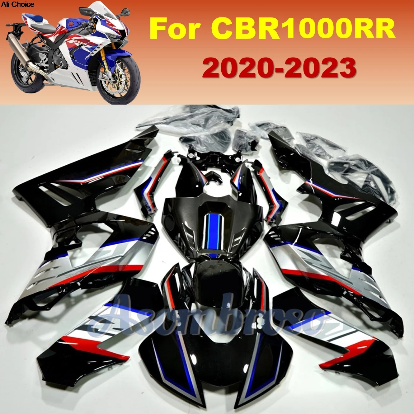 New Style Motorcycle Fairings kits for CBR1000RR-R 2020 2021 2022 2023 CBR1000RR CBR 1000RR-R Injection Bodywork
New Style Motorcycle Fairings kits for CBR1000RR-R 2020 2021 2022 2023 CBR1000RR CBR 1000RR-R Injection Bodywork
