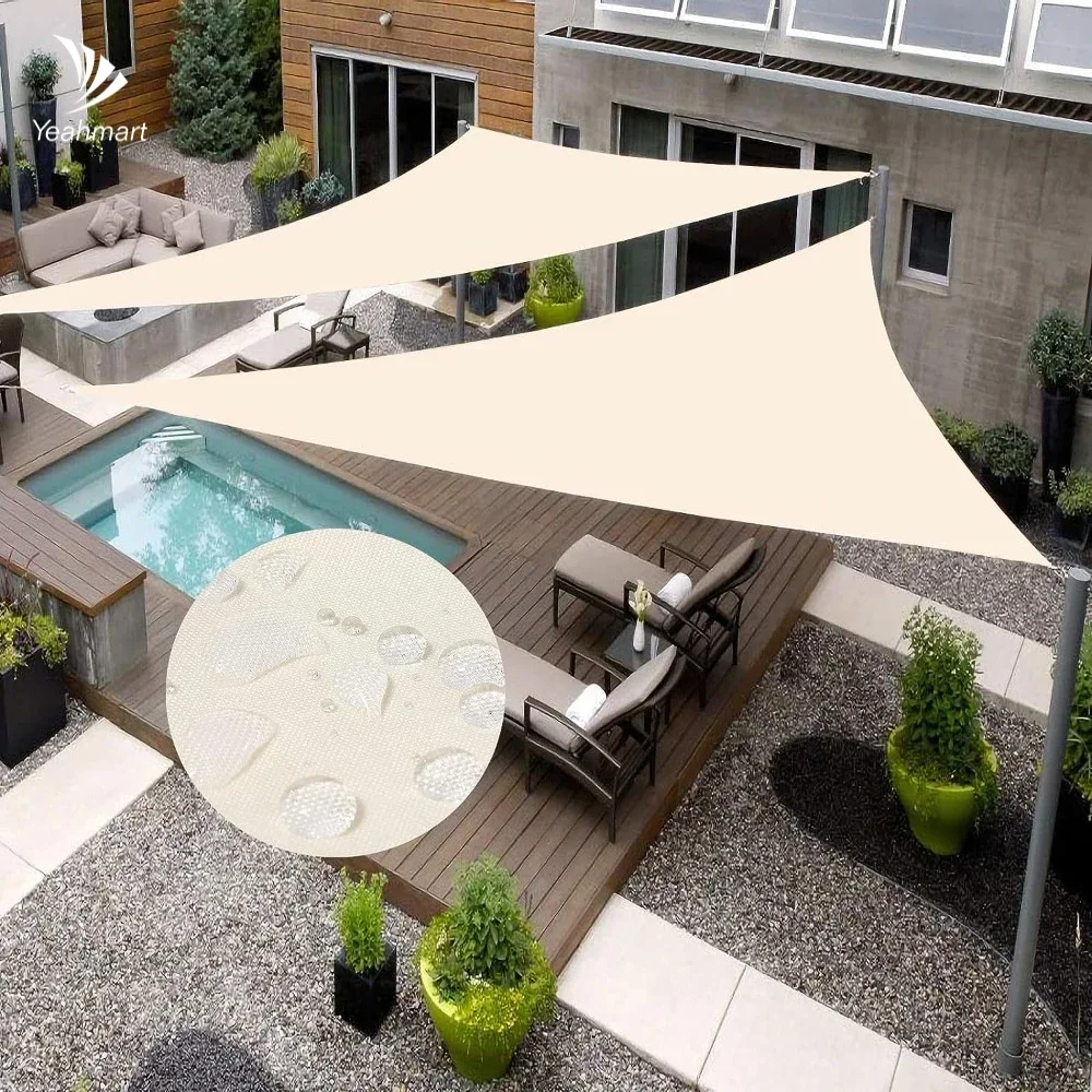 2/3/3.6/5M Waterproof Sun Shade Sail Triangle Canopy Outdoor UV Sunshade Sail for Patio Yard Backyard Garden Lawn Garden Awning
2/3/3.6/5M Waterproof Sun Shade Sail Triangle Canopy Outdoor UV Sunshade Sail for Patio Yard Backyard Garden Lawn Garden Awning