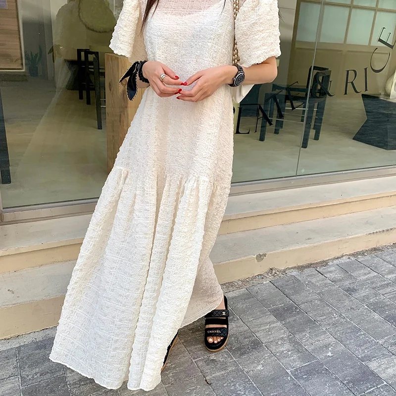 Sweet round Neck Dress And Strap Two-Piece Set Korean Style Sweater for Women in Spring Summer Autumn And Winter
Sweet round Neck Dress And Strap Two-Piece Set Korean Style Sweater for Women in Spring Summer Autumn And Winter