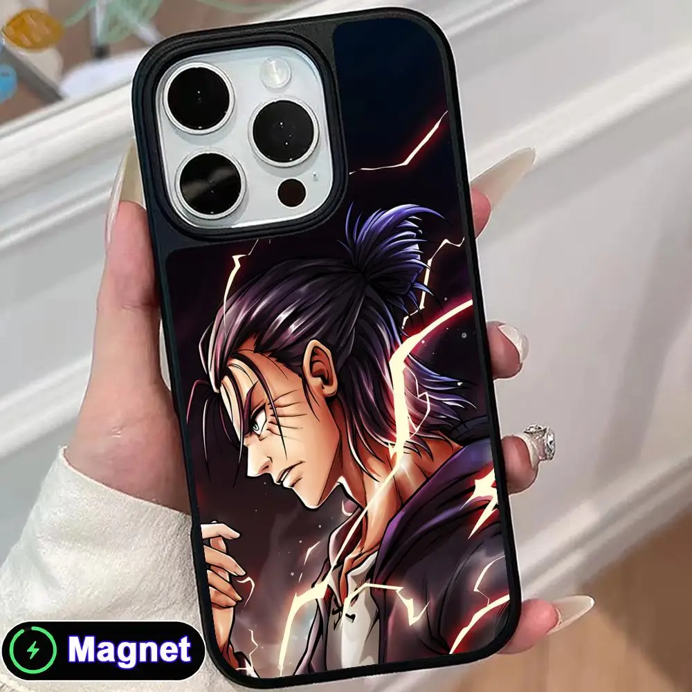 AOT Eren Yeager Phone Case for iPhone 17 16 15 14 13 12 11 Air Pro Max Plus Matte Surface Magnet Cover
AOT Eren Yeager Phone Case for iPhone 17 16 15 14 13 12 11 Air Pro Max Plus Matte Surface Magnet Cover
