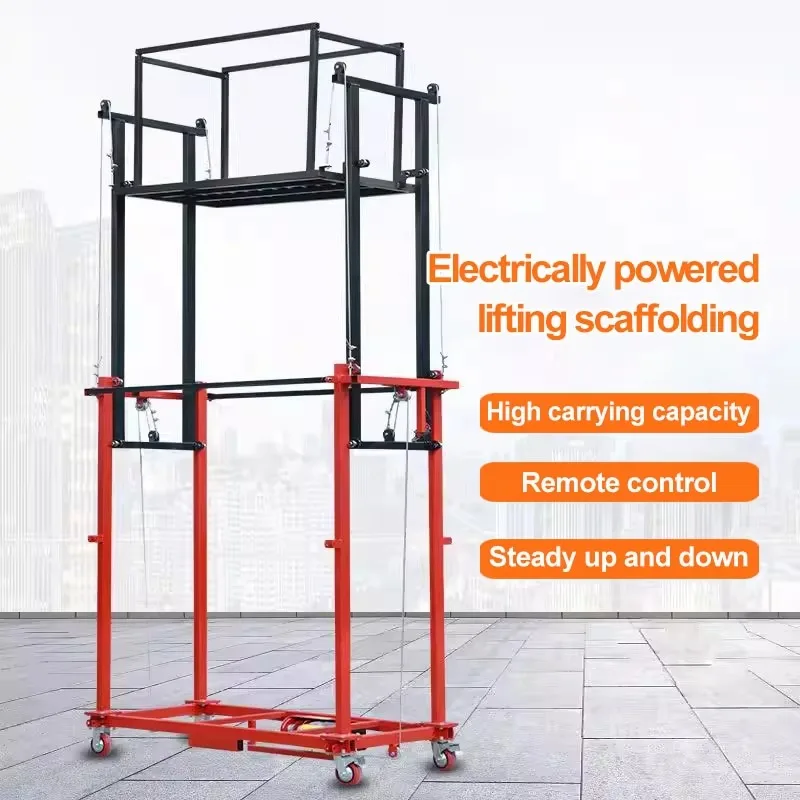 【Best-selling】CE Certified New Electric Scaffold Lift Platform With Wire Rope For Construction Hotels & Mining Use 0.5 Ton Load
【Best-selling】CE Certified New Electric Scaffold Lift Platform With Wire Rope For Construction Hotels & Mining Use 0.5 Ton Load