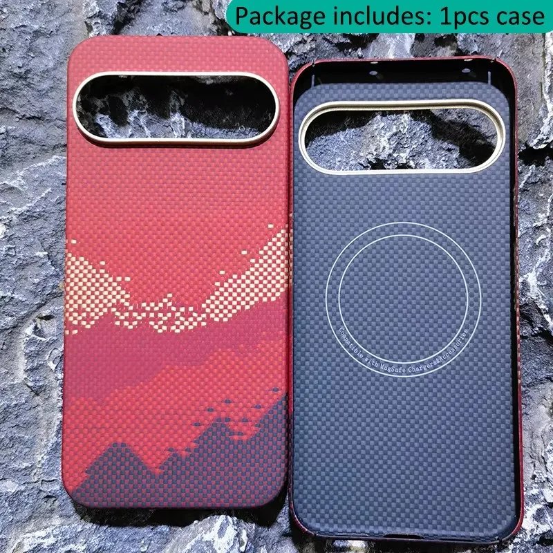 For Carbon Fabric Fiber Aramid Magsafe Case For Google Pixel 10 Pro XL / Pixel10 Pro Magnetic Magnets Shell High-end
For Carbon Fabric Fiber Aramid Magsafe Case For Google Pixel 10 Pro XL / Pixel10 Pro Magnetic Magnets Shell High-end