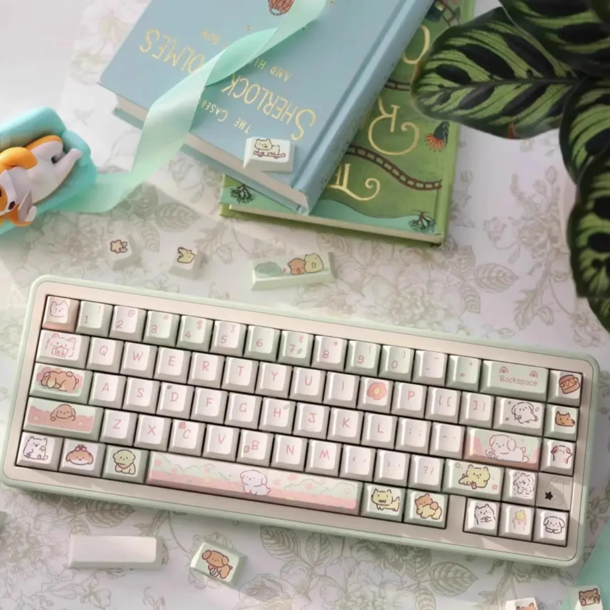 Spring Dog Theme Keycap Cherry Profile Keycaps Blue Original PBT Keycap 95/118 KeysMechanical Keyboard Caps Custom MX Switch
Spring Dog Theme Keycap Cherry Profile Keycaps Blue Original PBT Keycap 95/118 KeysMechanical Keyboard Caps Custom MX Switch
