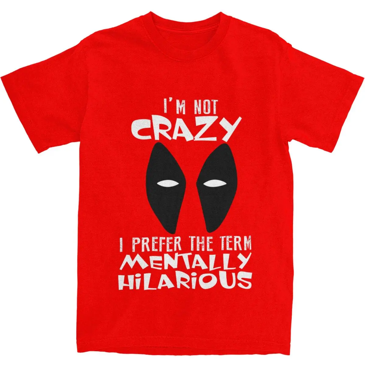 Marvel Deadpool I Am Not Crazy Cartoon T Shirt Adult Streetwear 100% Cotton T-Shirts Beach O Neck Harajuku Tee Shirt
Marvel Deadpool I Am Not Crazy Cartoon T Shirt Adult Streetwear 100% Cotton T-Shirts Beach O Neck Harajuku Tee Shirt