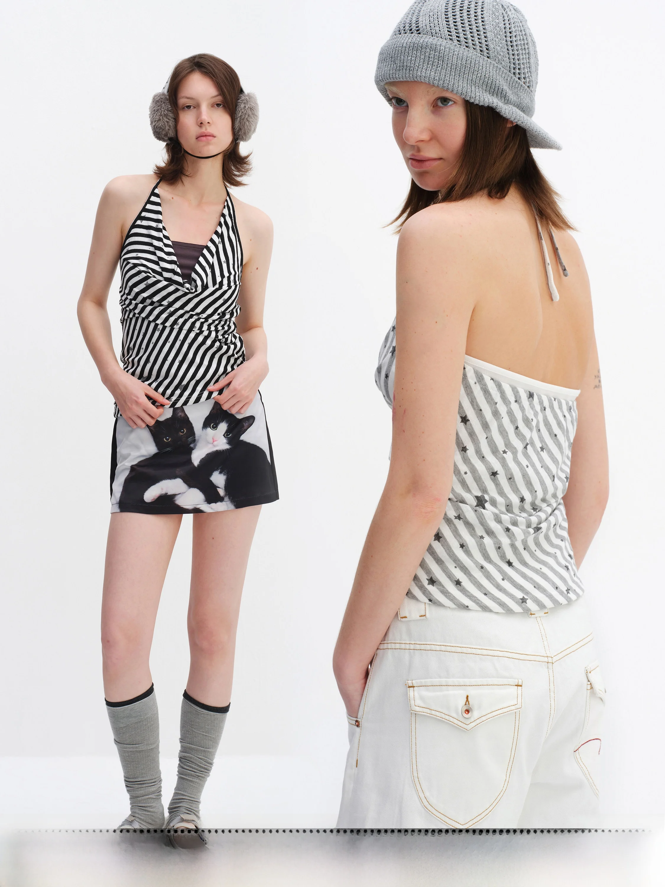 Women's Summer Escape to the West Fake Two-Piece Star Stripe Halter Neck Hanging Strap Top Vest Sleeveless Backless Crop Top
Women's Summer Escape to the West Fake Two-Piece Star Stripe Halter Neck Hanging Strap Top Vest Sleeveless Backless Crop Top