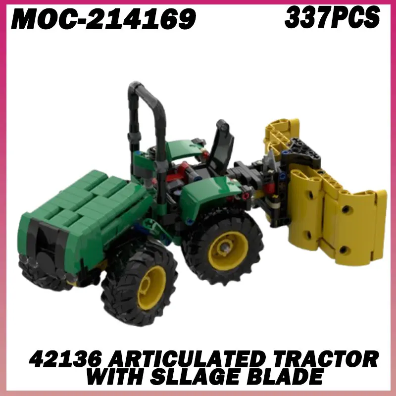 337 шт. MOC- 214169 42136 Шарнирный трактор с сальской фермой, строительные блоки, игрушки, украшения для сборки частиц, подарки
337 шт. MOC- 214169 42136 Шарнирный трактор с сальской фермой, строительные блоки, игрушки, украшения для сборки частиц, подарки