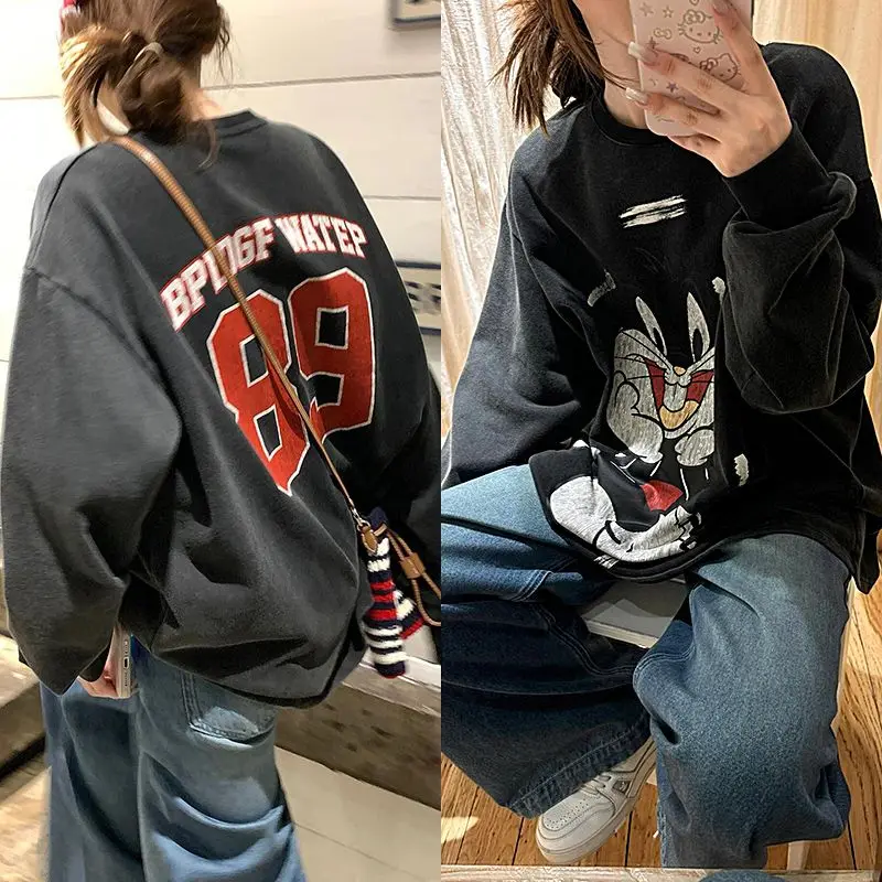 Large Size 300 Pou Waed Cotton Sweatirt Long Sve Printed Loose ex Autumn Winter Comfortable Soft Rabbit Cartoon...
Large Size 300 Pou Waed Cotton Sweatirt Long Sve Printed Loose ex Autumn Winter Comfortable Soft Rabbit Cartoon...