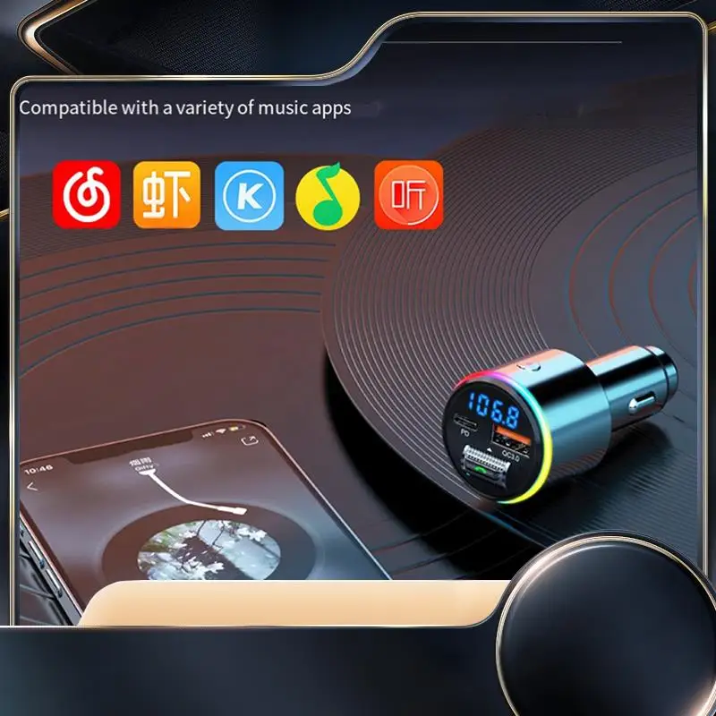 Автомобильный Bluetooth 5,3 MP3-плеер, аудиопередатчик, многорежимное подключение, автомобильный адаптер, быстрое зарядное устройство для всех автомобилей
Автомобильный Bluetooth 5,3 MP3-плеер, аудиопередатчик, многорежимное подключение, автомобильный адаптер, быстрое зарядное устройство для всех автомобилей