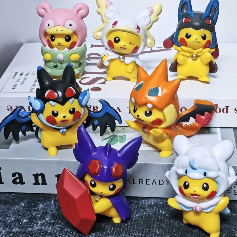 New In Stock Pokemer Peripheral Demon Pikachu Figurine Disguised As Electric Mouse Blind Box Cute Girl Desktop Ornament3
New In Stock Pokemer Peripheral Demon Pikachu Figurine Disguised As Electric Mouse Blind Box Cute Girl Desktop Ornament3