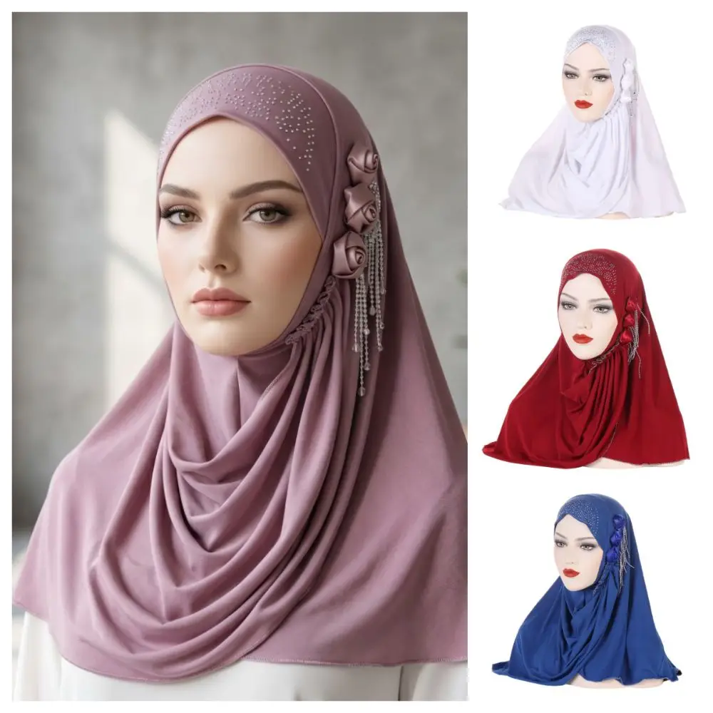 High Quality Floral Women's Hijabs Full Cover Elegant Muslim Hijab Breathable Modest Wear Instant Turban Ladies Scarf
High Quality Floral Women's Hijabs Full Cover Elegant Muslim Hijab Breathable Modest Wear Instant Turban Ladies Scarf