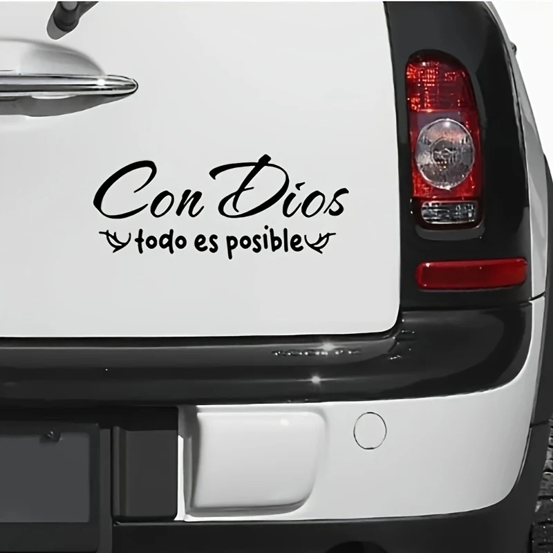 「With God,Everything is possible」Automobile sticker,Also suitable for motorcyclesTruck、Waterproof sticker for notebook computer
「With God,Everything is possible」Automobile sticker,Also suitable for motorcyclesTruck、Waterproof sticker for notebook computer